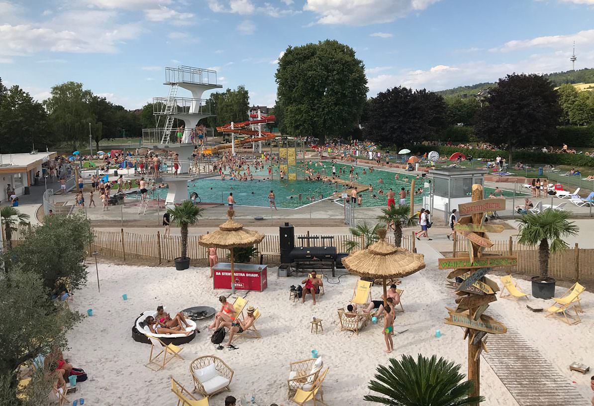 Parkbad-Eröffnung und Familienfest