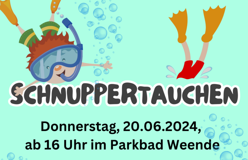 Schnuppertauchen  – war einfach toll!