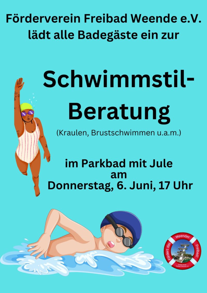 Schwimmstil-Beratung mit Jule
