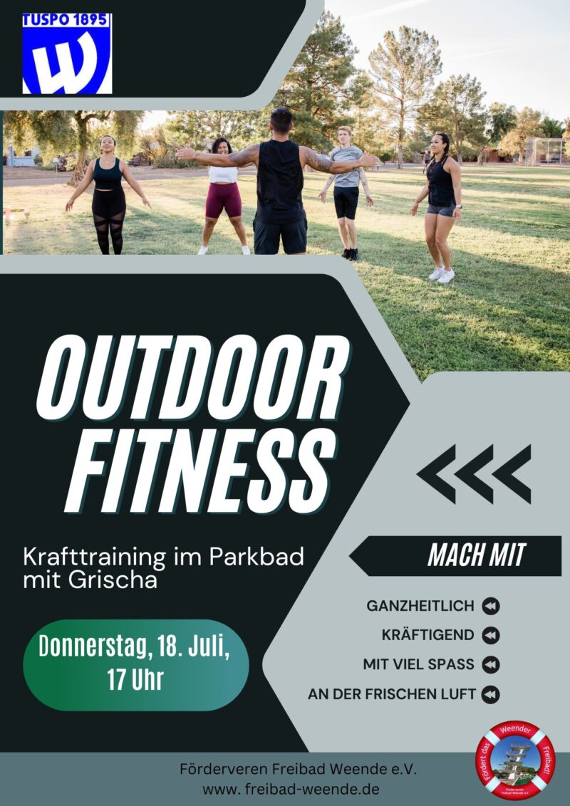 Outdoor-Fitness – Krafttraining im Parkbad mit Grischa