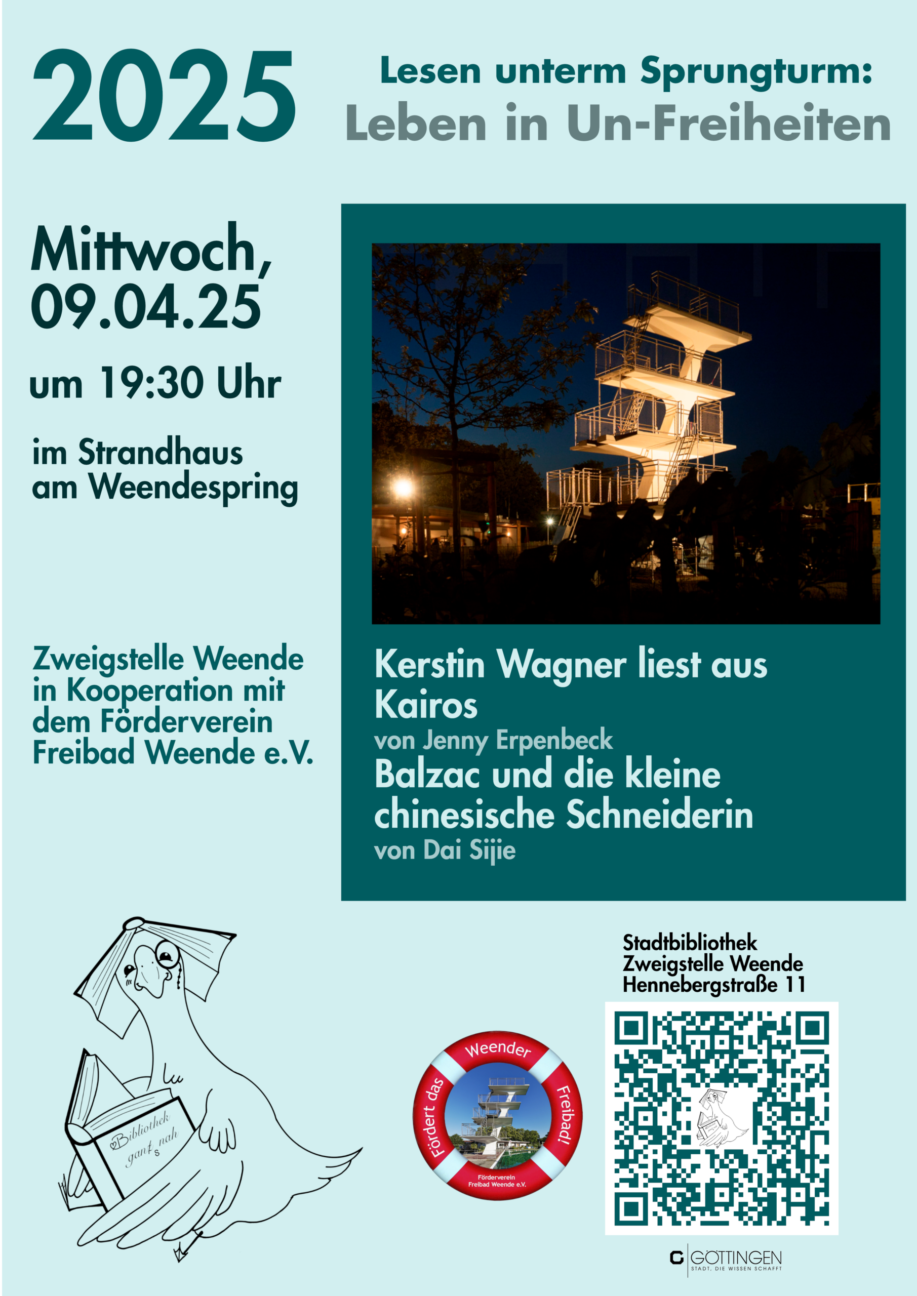 Lesen unterm Sprungturm: Leben in Un-Freiheiten