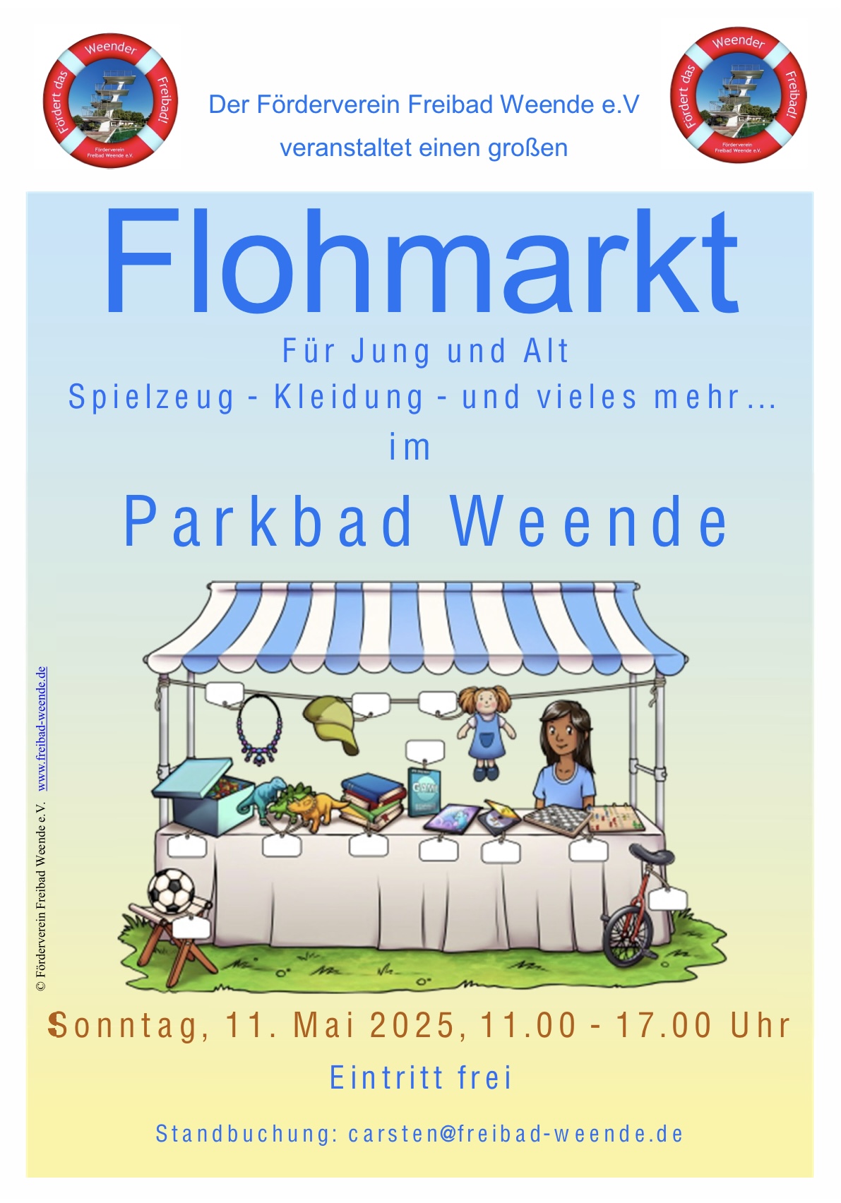 Flohmarkt im Freibad